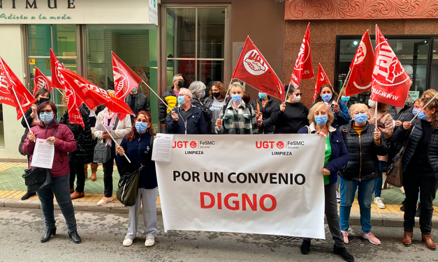 Huelga indefinida el 9 de junio en el sector de la limpieza sanitaria de Alicante